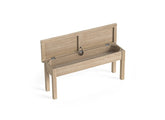 Modern Country Oak Storage Bench